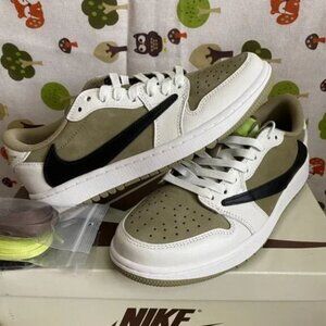 Air Jordan 1 Retro Low Sp Travis Scott Reverse Olive